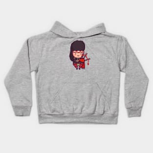 Cute Scottish Bagpiper Kids Hoodie